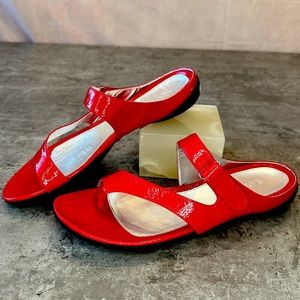 Red Ecco Sandals